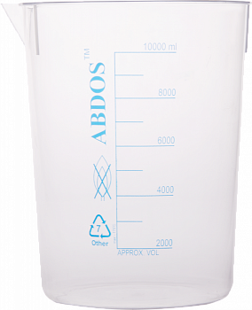 Стаканы без ручки 10000 мл, TPX, высота 328 мм
